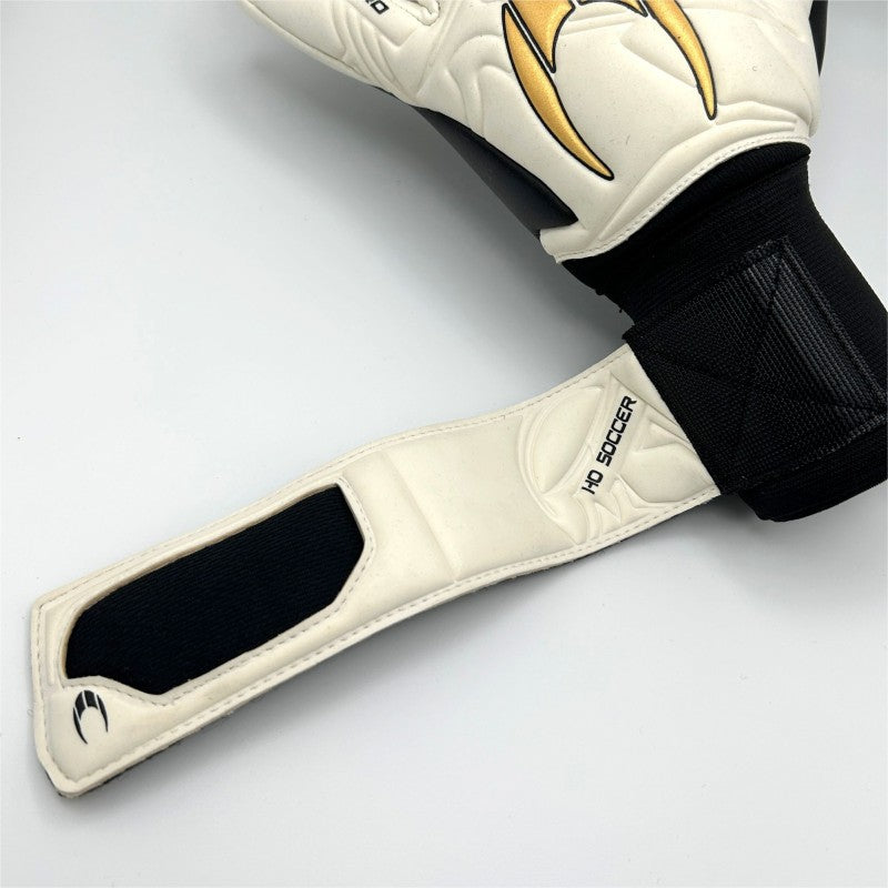 Guantes de arquero Ho Soccer Guerrero Pro NG Golden Team - Blanco Dorado