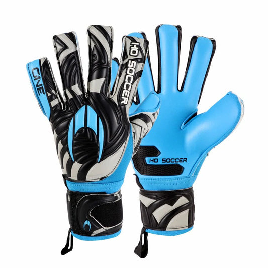 Guantes de arquero Ho Soccer One NG Ring Blue - Azul Negro Gris