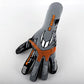 Guantes de arquero Ho Soccer SSG Kontrol Knit Tech Gris Naranja