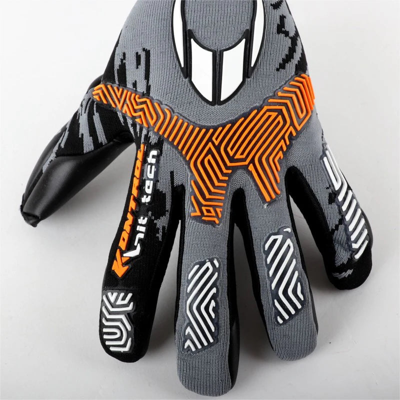 Guantes de arquero Ho Soccer SSG Kontrol Knit Tech Gris Naranja