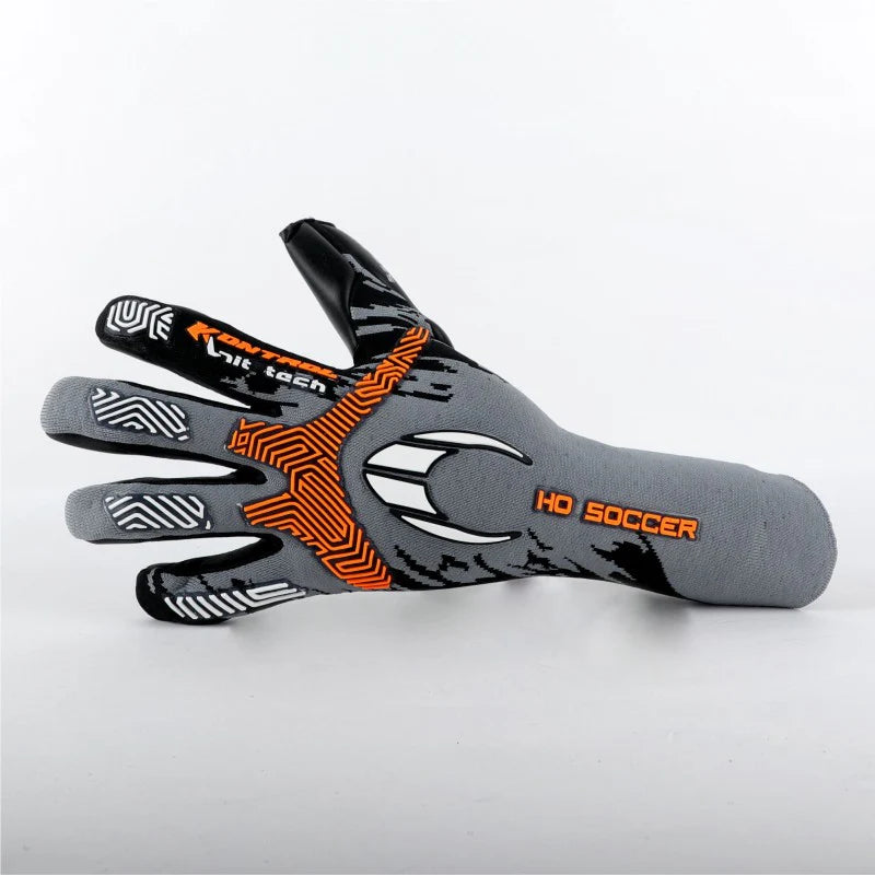 Guantes de arquero Ho Soccer SSG Kontrol Knit Tech Gris Naranja