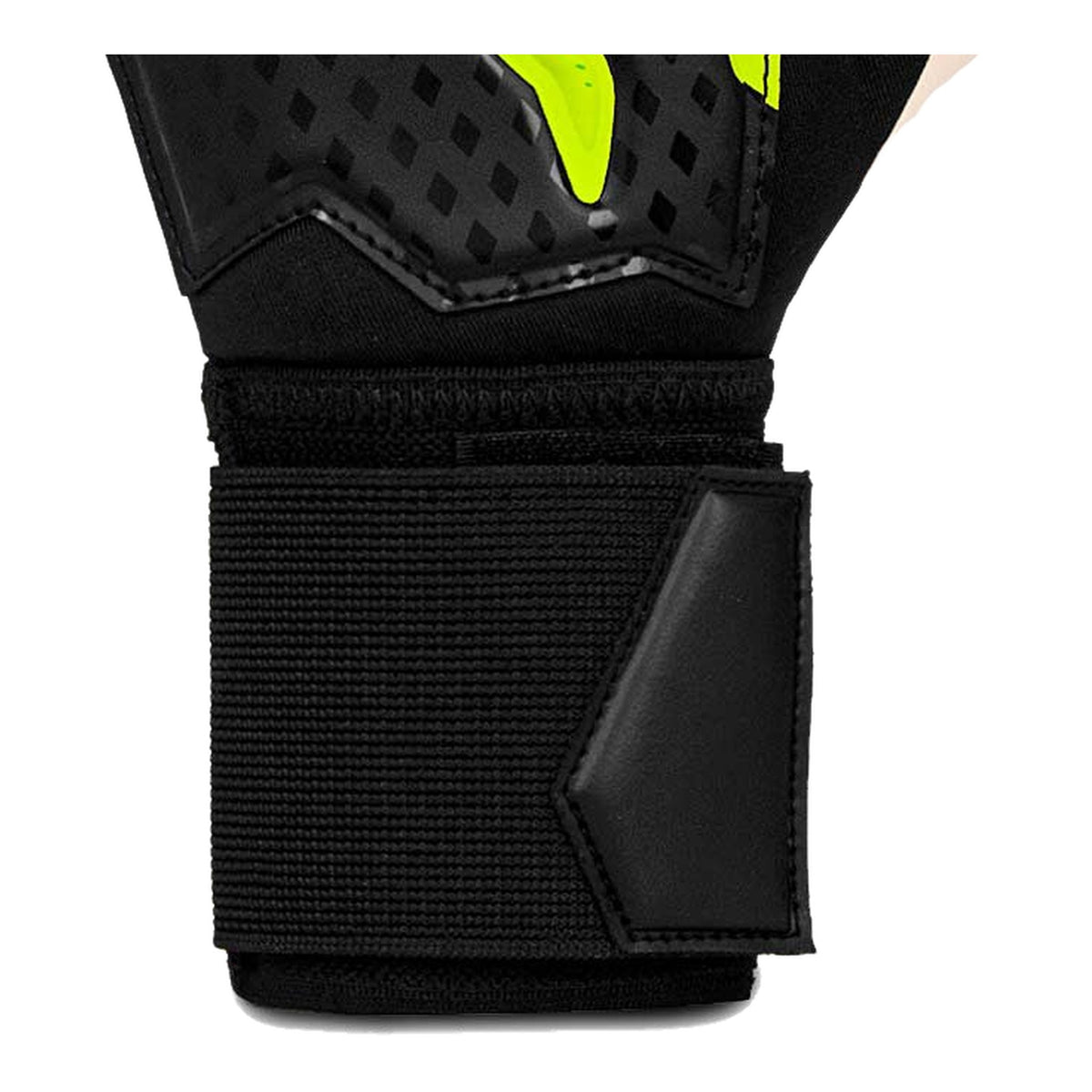 Guantes de arquero Buffon Cerbero Amarillo Neón – muñequera y cierre