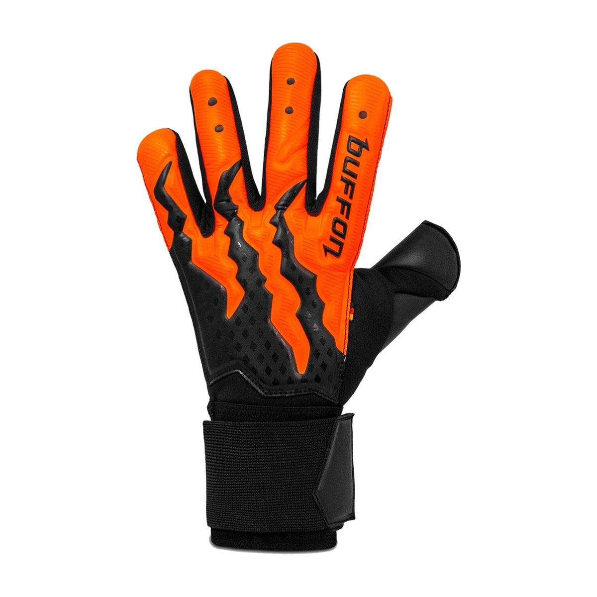 Guantes de arquero Buffon Cerbero Naranja – dorso
