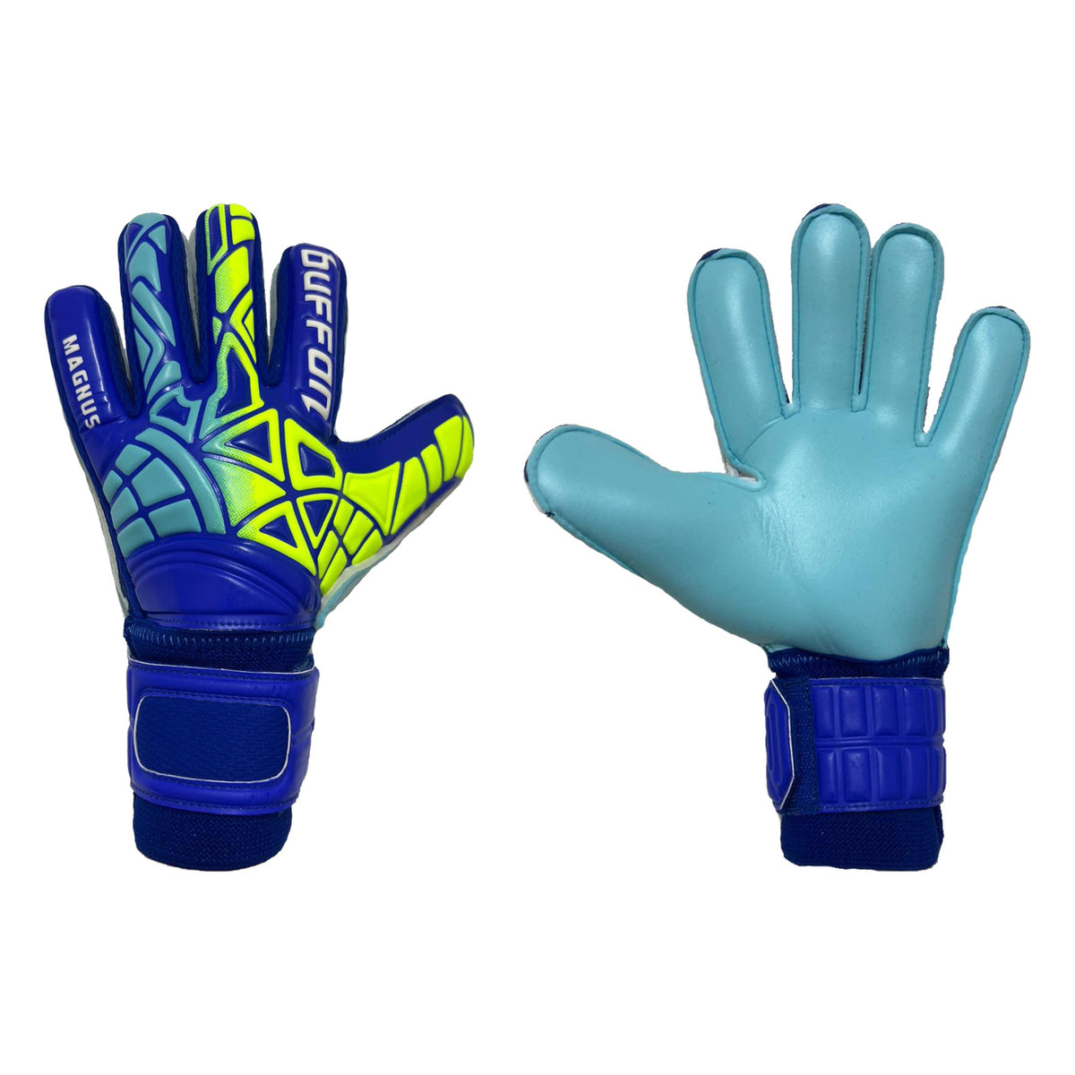 Guantes de arquero Buffon Magnus Azul – par: dorso y palma