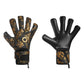 Guantes de arquero Elite Aztlan Negro Dorado – par: dorso y palma
