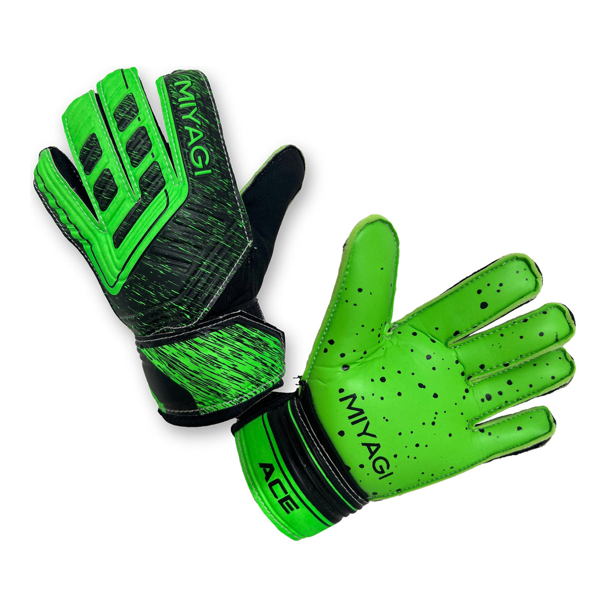 Guantes de arquero Miyagi Ace Niños Verde – los dos guantes