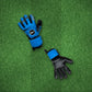 Guantes de arquero Miyagi Aqua Azul – foto de ambiente