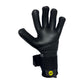 Guantes de arquero Miyagi Pro Meslier Gris Amarillo Palma Negra – palma
