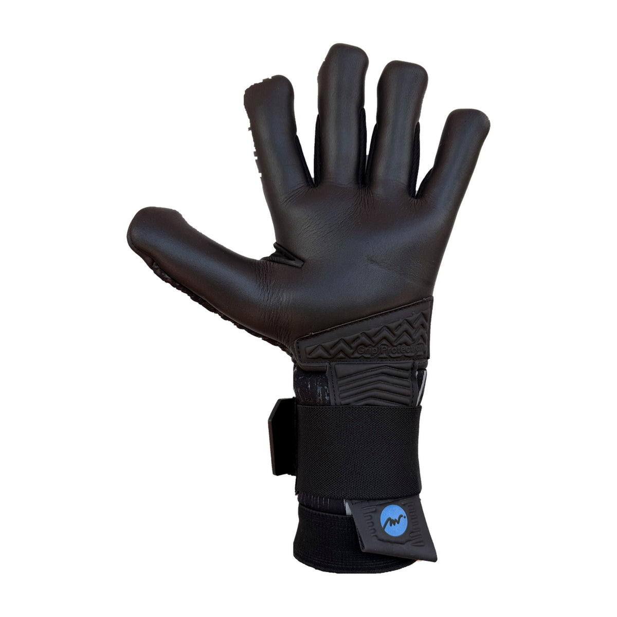 Guantes de arquero Miyagi Pro Meslier Negro Azul – palma