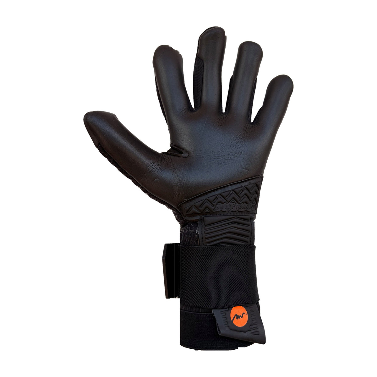 Guantes de arquero Miyagi Pro Meslier Negro Naranja – palma