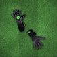 Guantes de arquero Miyagi Pro Meslier Negro Verde – foto de ambiente
