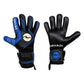 Guantes de arquero Miyagi Semipro MG051 Azul – par: dorso y palma