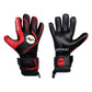 Guantes de arquero Miyagi Semipro MG051 Rojo – par: dorso y palma