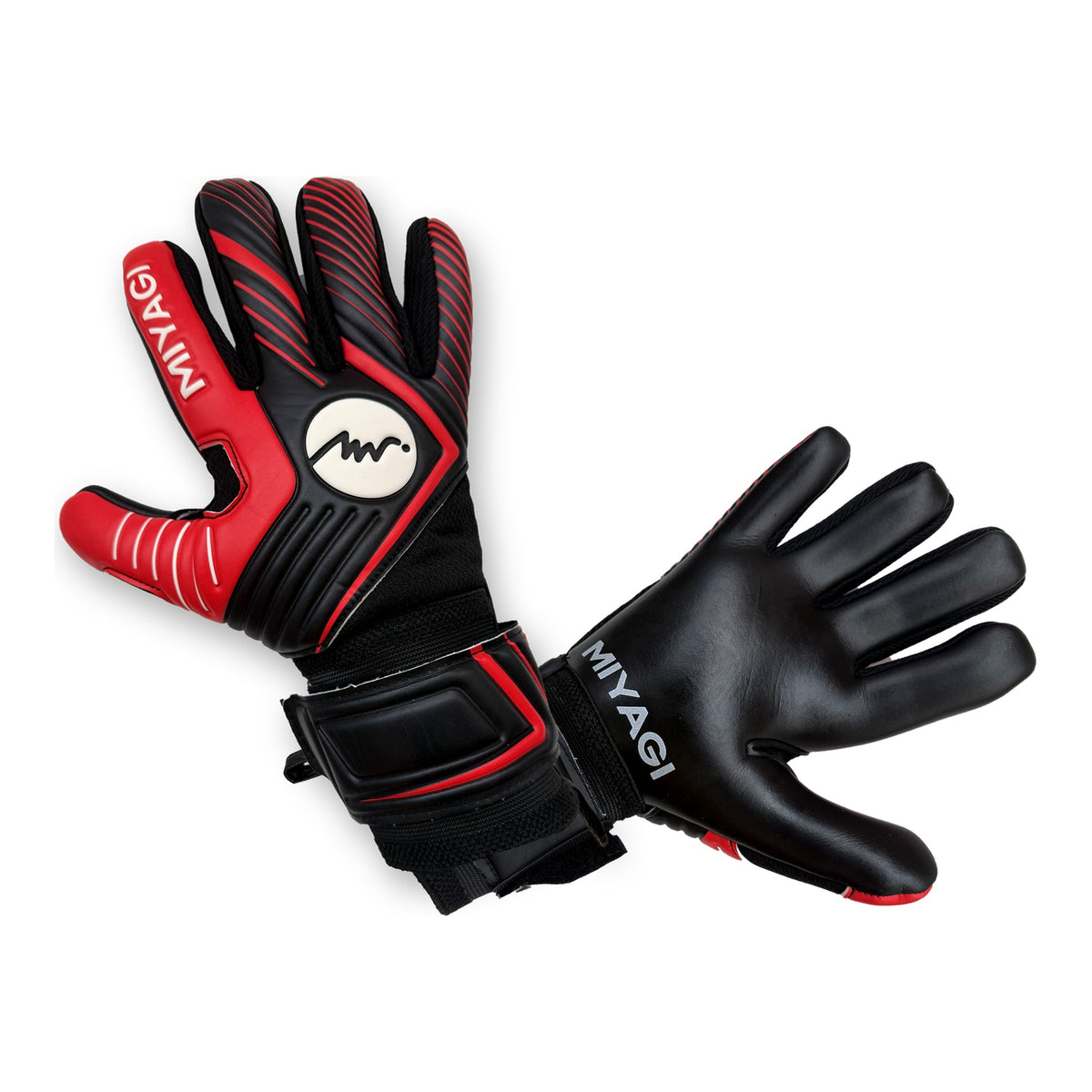 Guantes de arquero Miyagi Semipro MG051 Rojo – los dos guantes