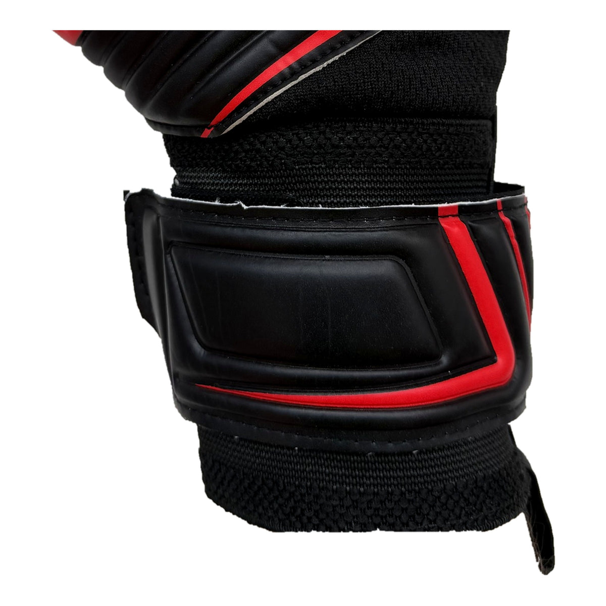 Guantes de arquero Miyagi Semipro MG051 Rojo – muñequera y cierre
