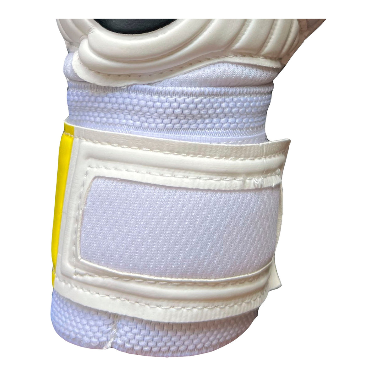 Guantes de arquero Miyagi Semipro P-Web Blanco – muñequera y cierre