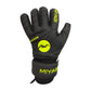 Guantes de arquero Miyagi Shadow Negro Amarillo – dorso