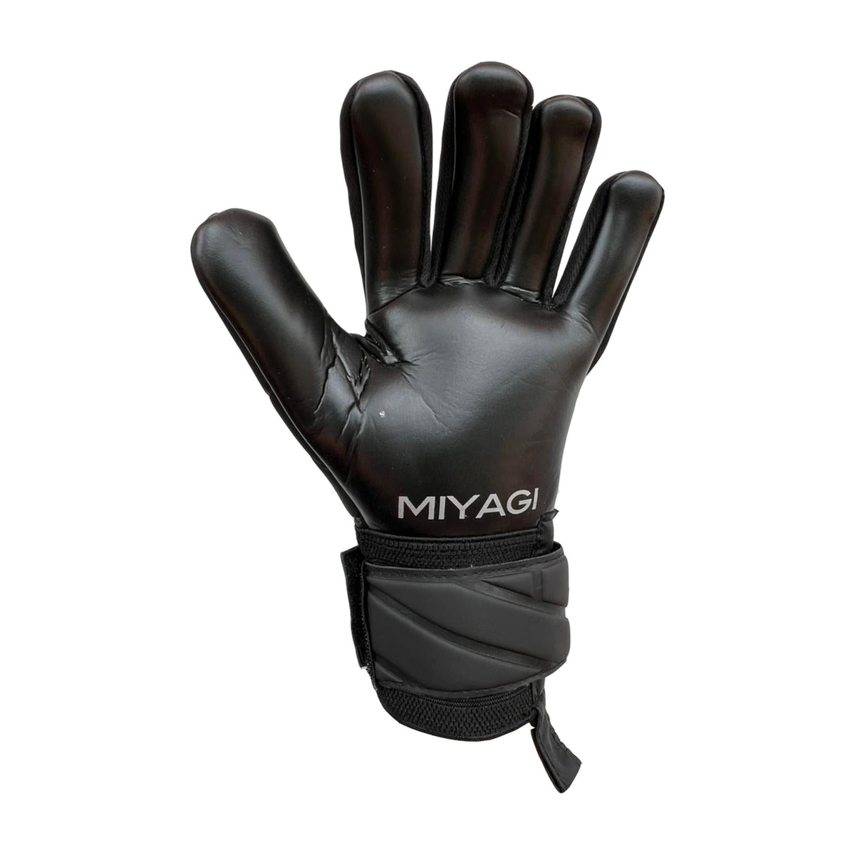 Guantes de arquero Miyagi Shadow Negro Amarillo – palma