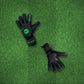 Guantes de arquero Miyagi Shadow Negro Verde – foto de ambiente