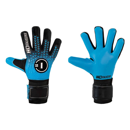 Guantes de arquero N1 Scorpius 2.0 KIDS PRO AQUA Azul Negro – par: dorso y palma