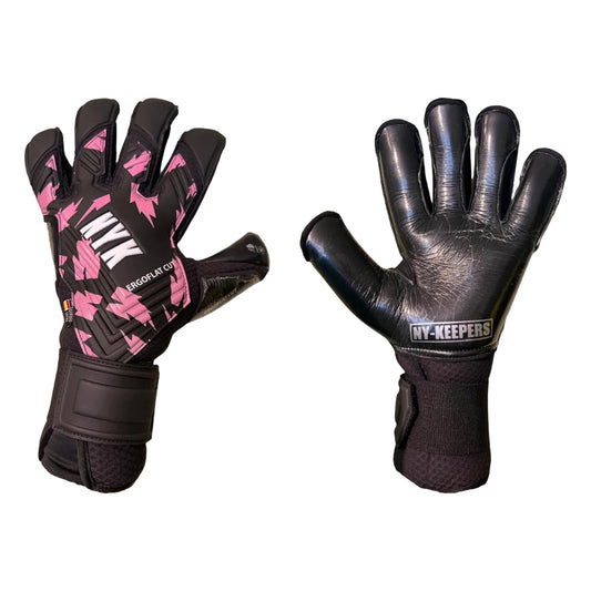 Guantes de arquero NYK Evo 4 Negro – par: dorso y palma