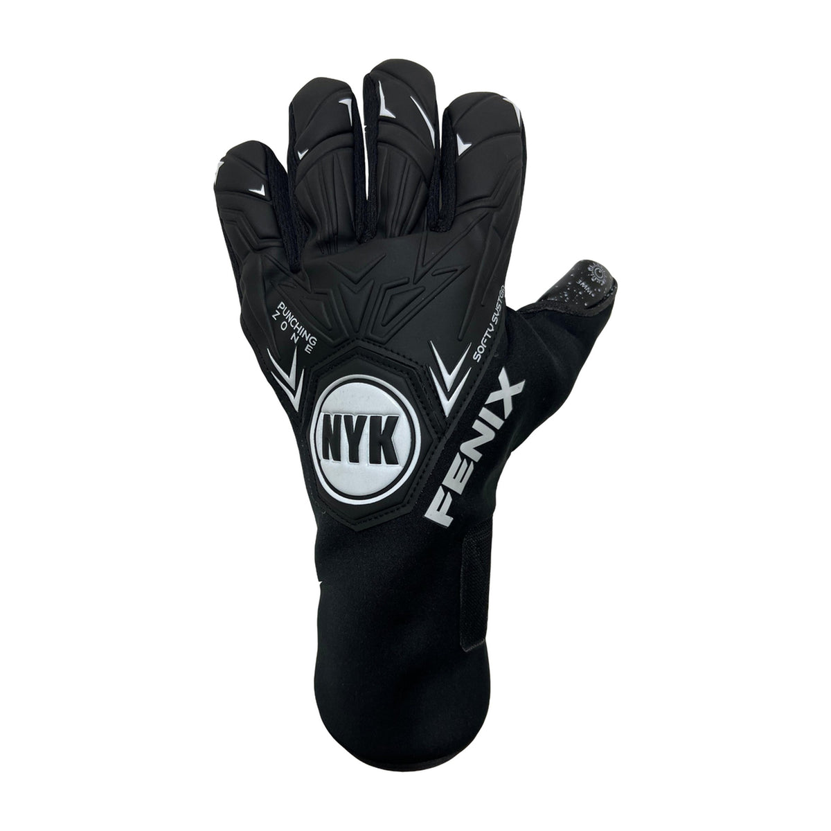 Guantes de arquero NYK Fenix XGrippy Negro – dorso