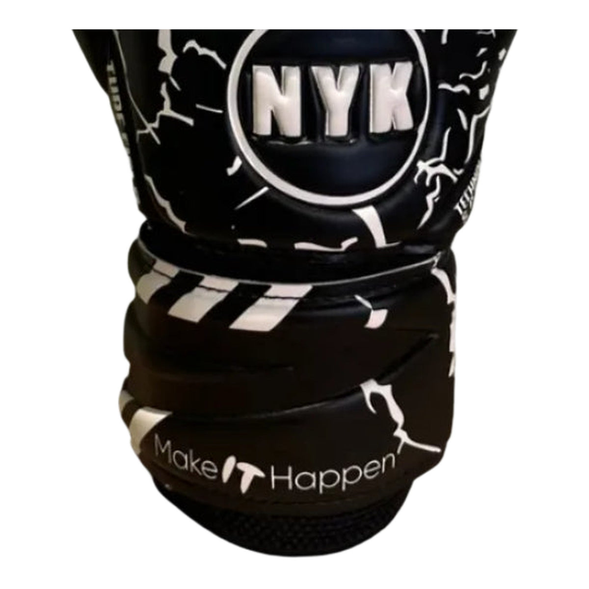 Guantes de arquero NYK RC12 Warrior Semipro Negro – muñequera y cierre
