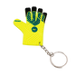 Guantes de arquero Miyagi Pro Grip - Amarillo Fosforescente
