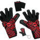 Guantes de arquero Miyagi Pro Grip - Rojo