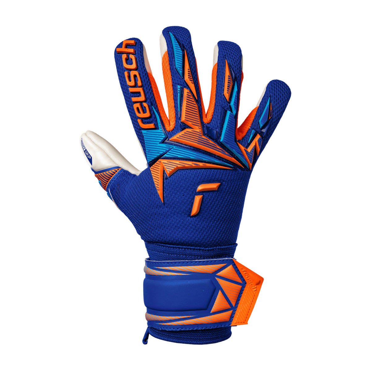 Guantes de arquero Reusch Attrakt Freegel Advance Junior Azul Naranja – dorso