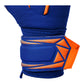 Guantes de arquero Reusch Attrakt Freegel Advance Junior Azul Naranja – muñequera y cierre