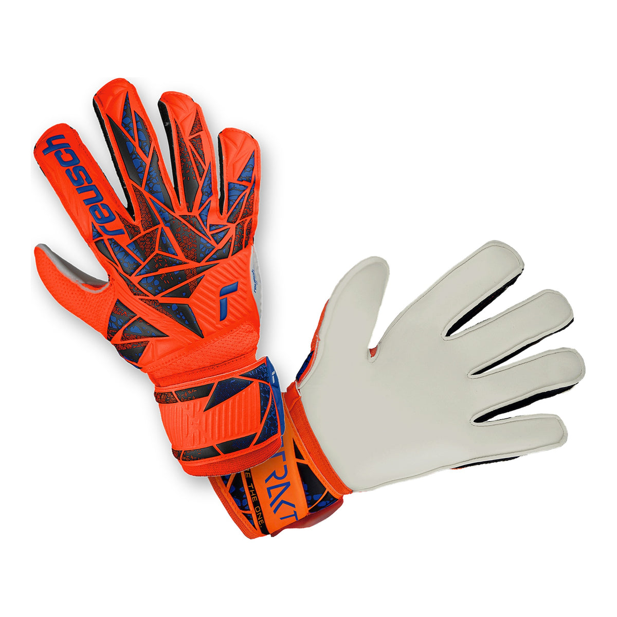 Guantes de arquero Reusch Attrakt Naranja – los dos guantes