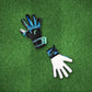 Guantes de arquero Reusch Attrakt RE:GRIP NC Junior Negro Azul – foto de ambiente