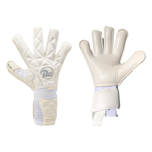 Guantes de arquero RG Aegix 26/27 Blanco – par: dorso y palma