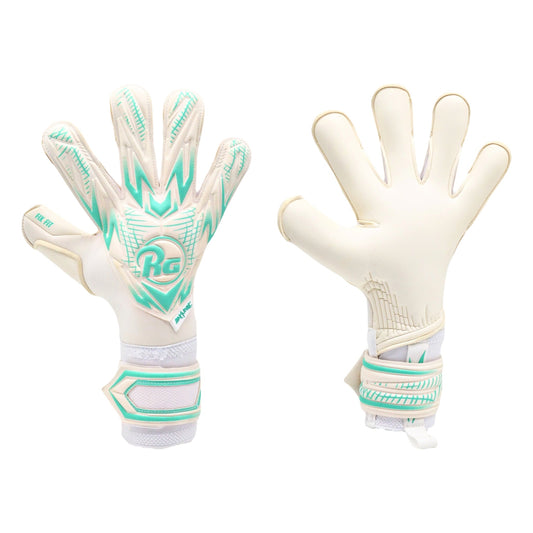 Guantes de arquero RG Samurai Blanco – par: dorso y palma