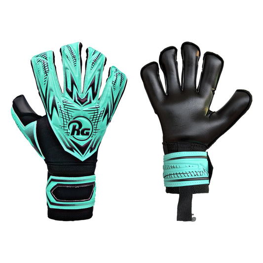 Guantes de arquero RG Samurai Fusion 26/27 Verde – par: dorso y palma