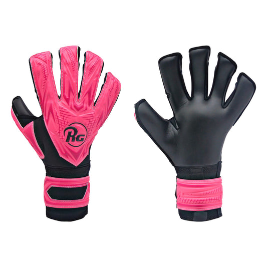 Guantes de arquero RG Samurai Fusion Rosado – par: dorso y palma