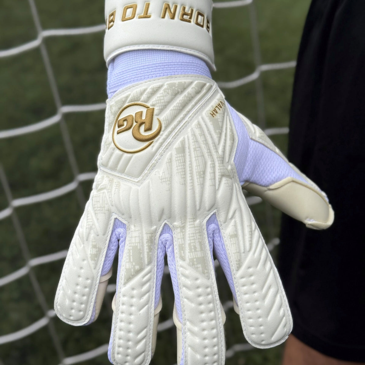 Guantes de arquero RG Valah Blanco – en acción