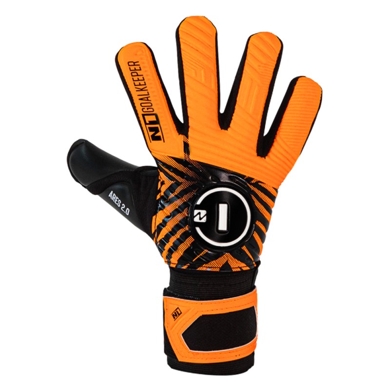 Guantes de arquero N1 Ares 2.0 KIDS PRO ORANGE - Naranja Negro