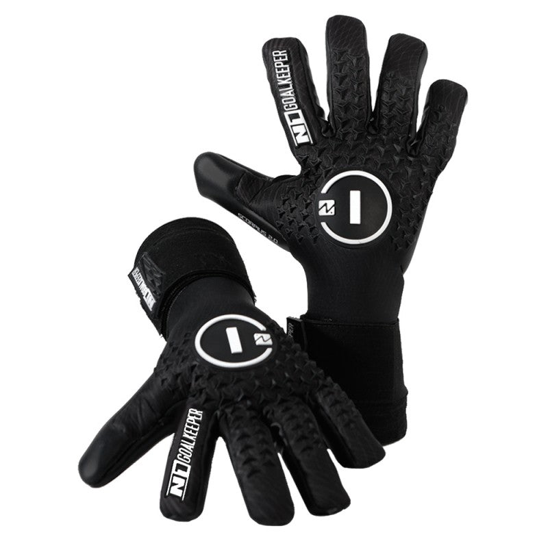 Guantes de arquero N1 Scorpius 2.0 SSG ALL BLACK - Negro
