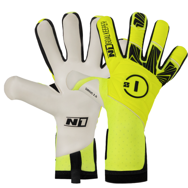 Guantes de arquero N1 Sirius 2.0 NEON UGT+ II - Neon Negro