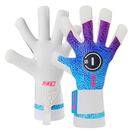 Guantes de arquero N1 Zeus 2.0 Galaxy UGT+ II - Azul Morado Blanco