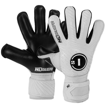 Guantes de arquero N1 Ares 2.0 KIDS PRO WHITE - Blanco Negro