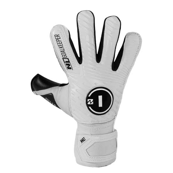 Guantes de arquero N1 Ares 2.0 KIDS PRO WHITE - Blanco Negro