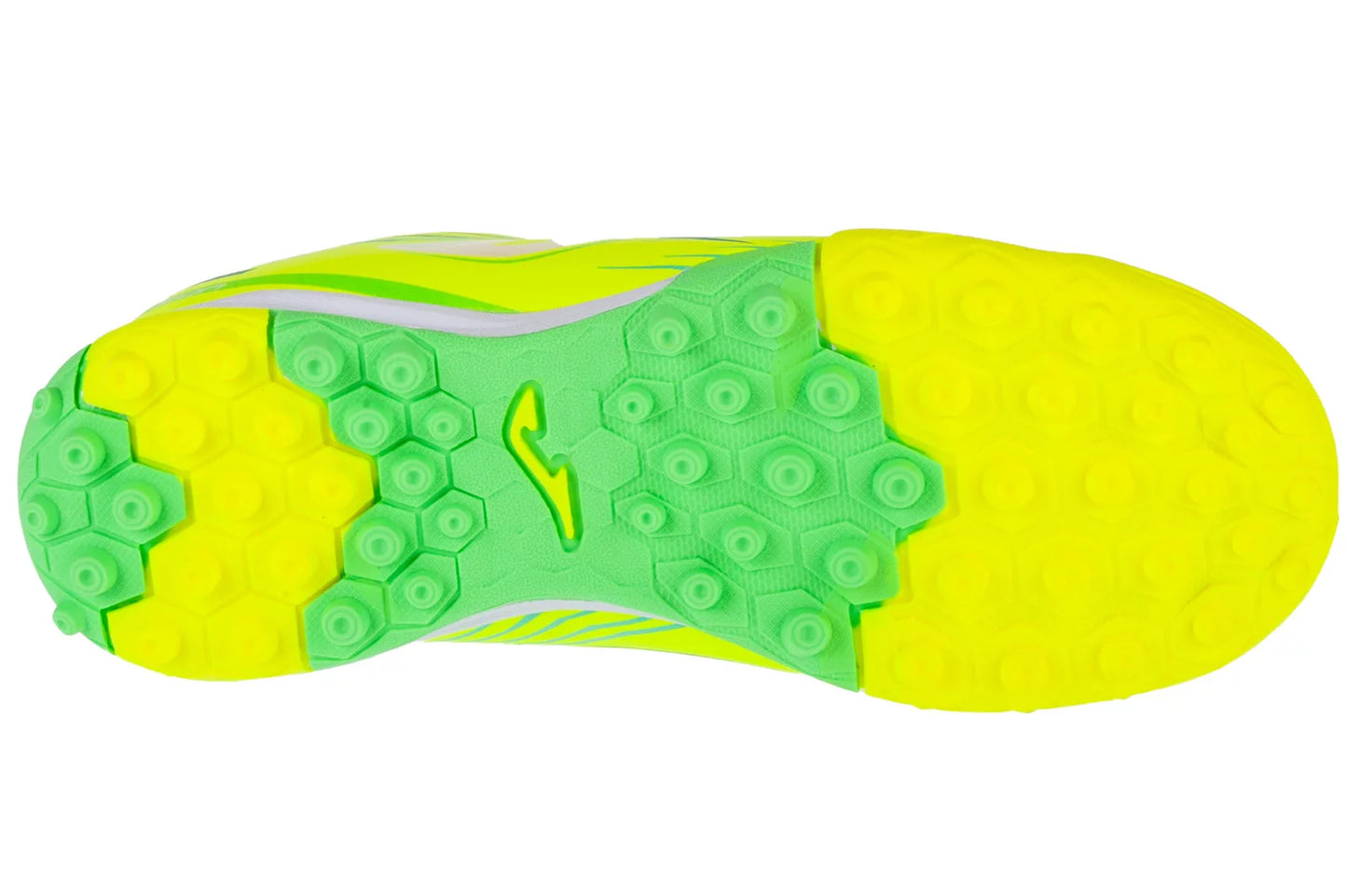 Tenis Guayos Joma Niños Grama Sintética Propulsion JR 2509 - Amarillo Fosforescente