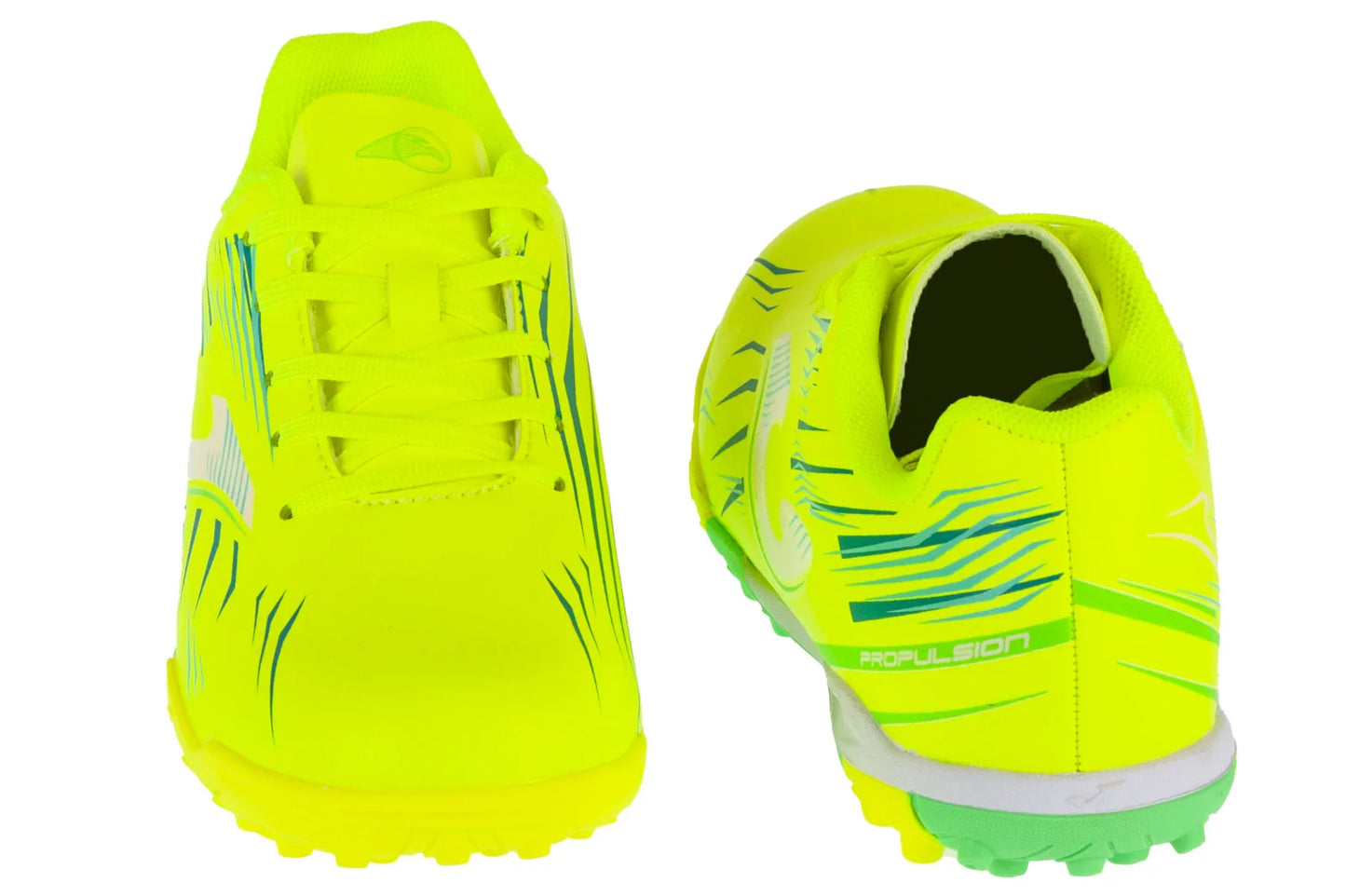 Tenis Guayos Joma Niños Grama Sintética Propulsion JR 2509 - Amarillo Fosforescente