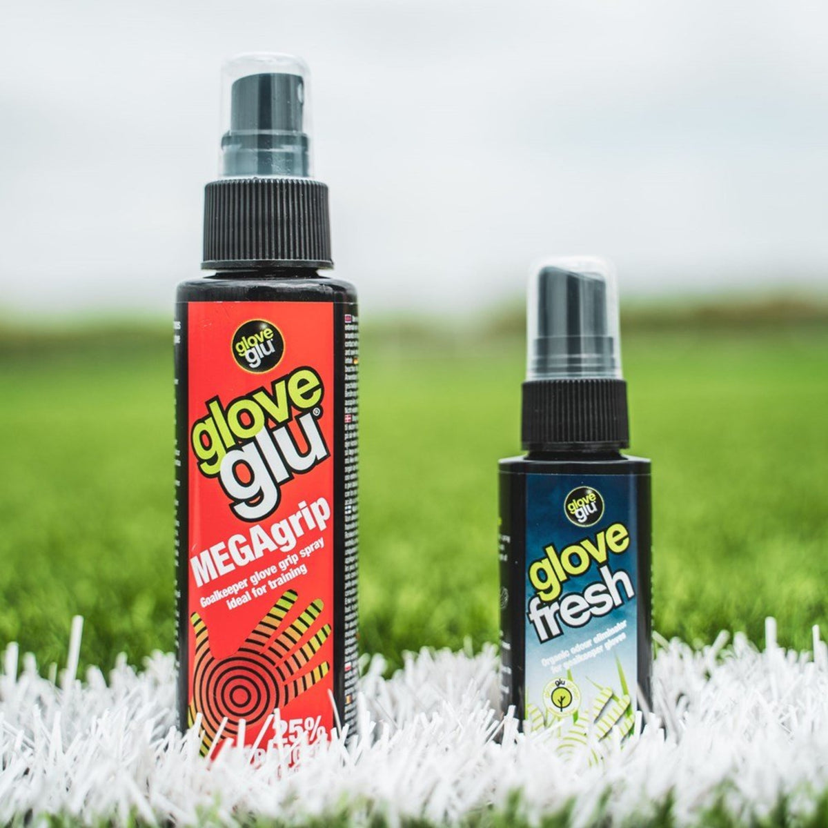 Kit GloveGlu Grip N Fresh: MegaGrip + Glove Fresh – en uso