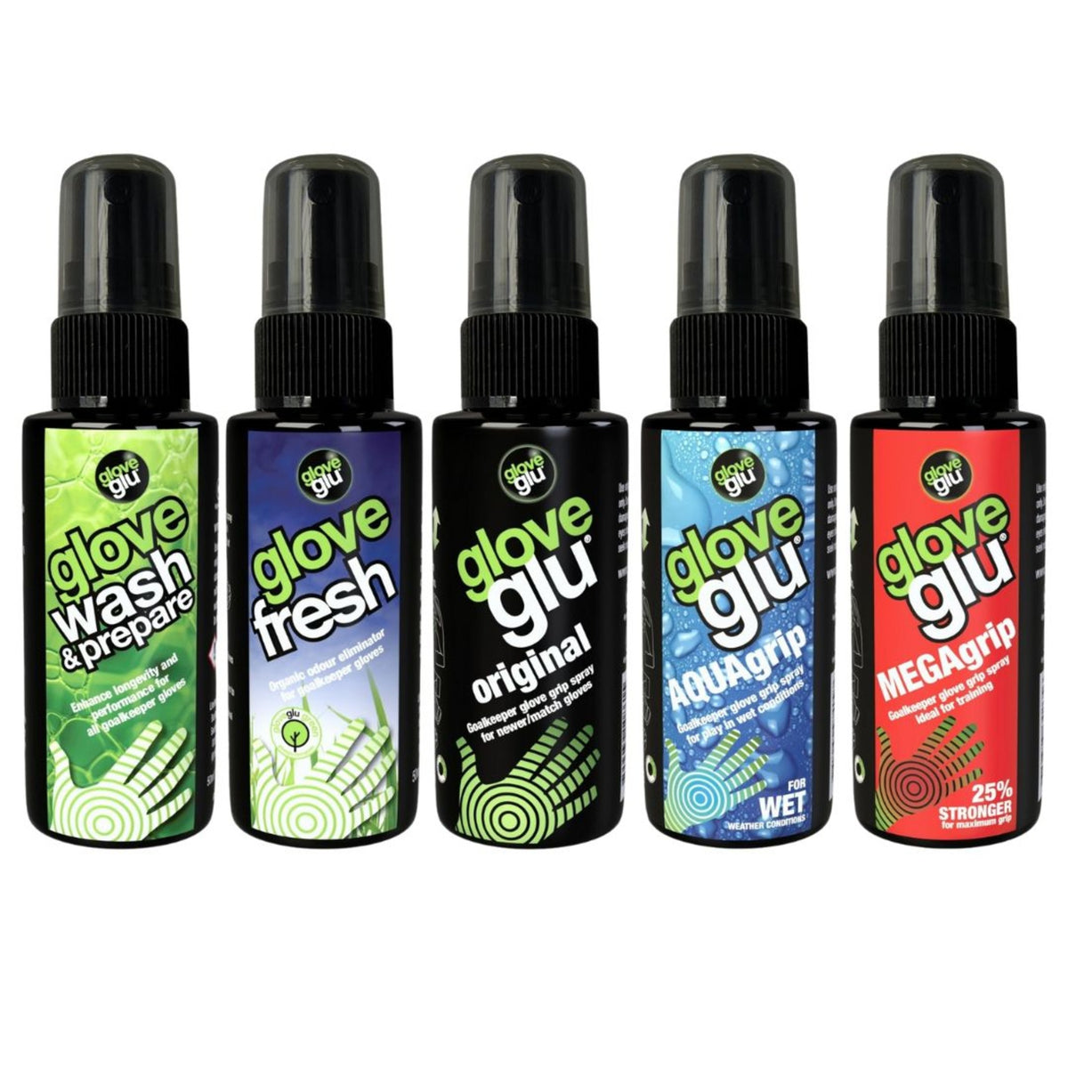 Kit GloveGlu Mini Essentials 50 ml – contenido del kit