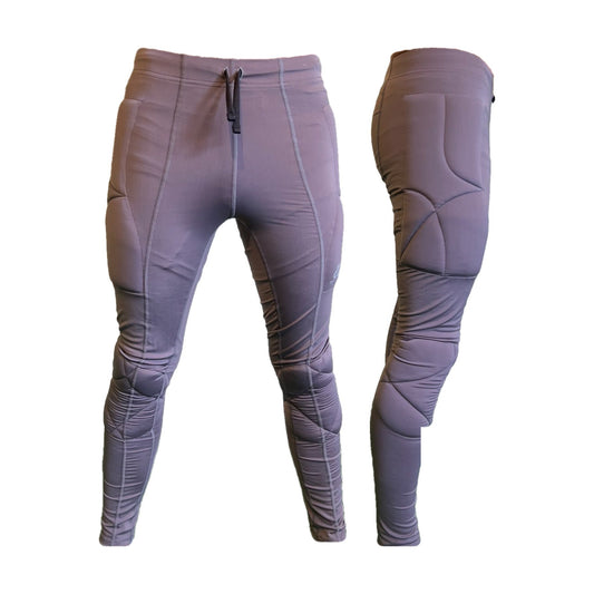 Pantalón de arquero AKM lycra gris - frente y lado