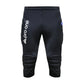 Pantalón de arquero Pro-One 3/4 con protección Negro – frente